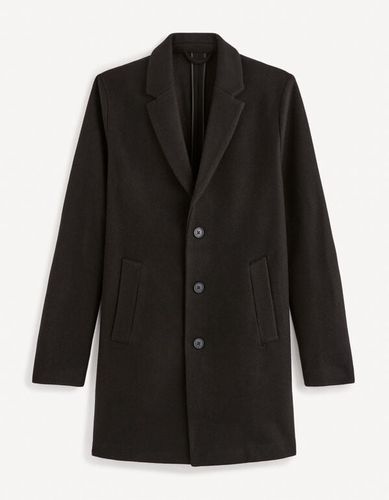 Manteau en maille - noir - celio - Modalova