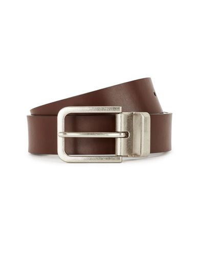 Ceinture cuir - marron - camaieu - Modalova