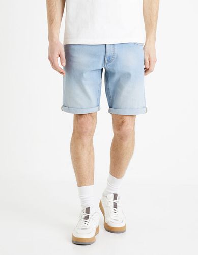 Bermuda en jean - bleached - celio - Modalova