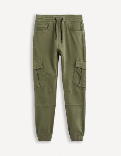 Pantalon cargo regular - kaki - celio - Modalova