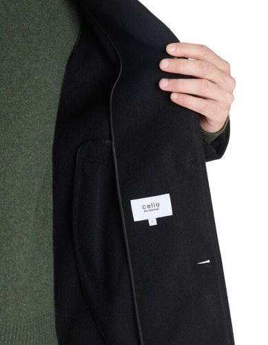 Manteau long non doublé - noir - camaieu - Modalova