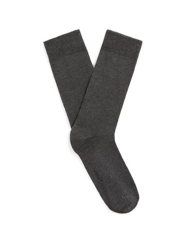 Chaussettes hautes - anthracite - camaieu - Modalova