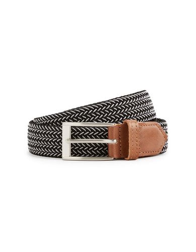 Ceinture tressée - noir - camaieu - Modalova