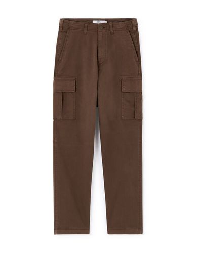 Pantalon cargo straight - marron - camaieu - Modalova