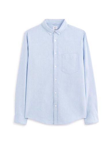 Chemise regular en coton oxford - camaieu - Modalova