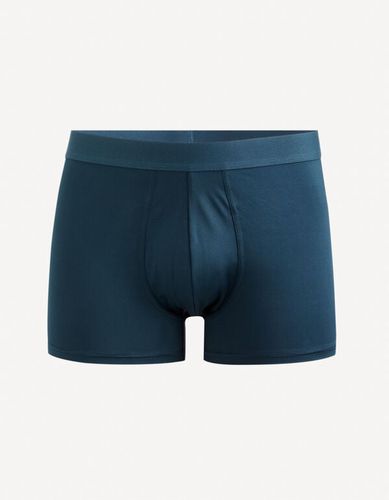 Boxer en microfibre - marine - celio - Modalova