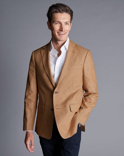 Veste En Lin De Coton - par - Charles Tyrwhitt - Modalova