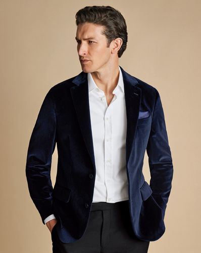 Veste Italienne En Velours - par - Charles Tyrwhitt - Modalova