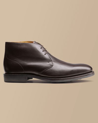 Bottines Chukka En Cuir - Chocolat Foncé en par - Charles Tyrwhitt - Modalova