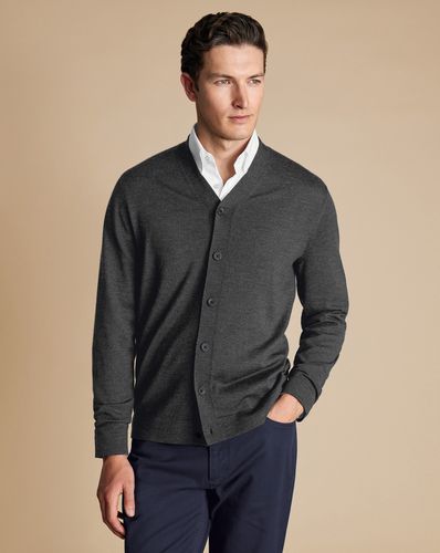 Cardigan En Mérinos - par - Charles Tyrwhitt - Modalova