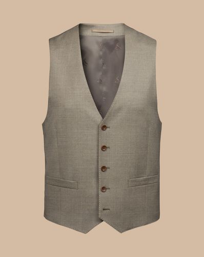 Gilet De Costume Italien - Moka en par - Charles Tyrwhitt - Modalova