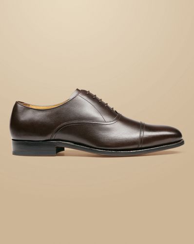 Chaussures Oxford En Cuir - Chocolat Foncé en par - Charles Tyrwhitt - Modalova