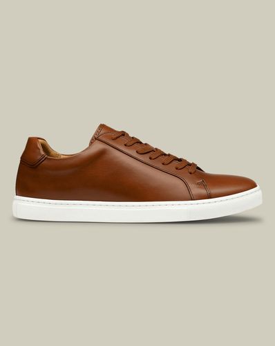 Baskets En Cuir - Beige Foncé en par - Charles Tyrwhitt - Modalova