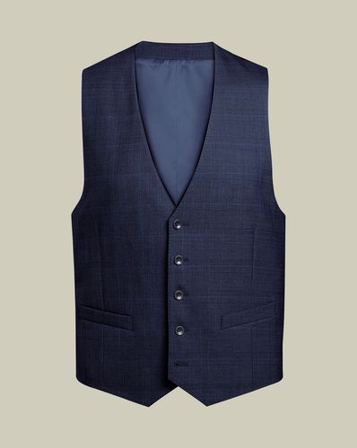 Gilet De Costume À Carreaux - Encre par - Charles Tyrwhitt - Modalova