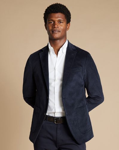 Veste En Velours Côtelé - Acier par - Charles Tyrwhitt - Modalova