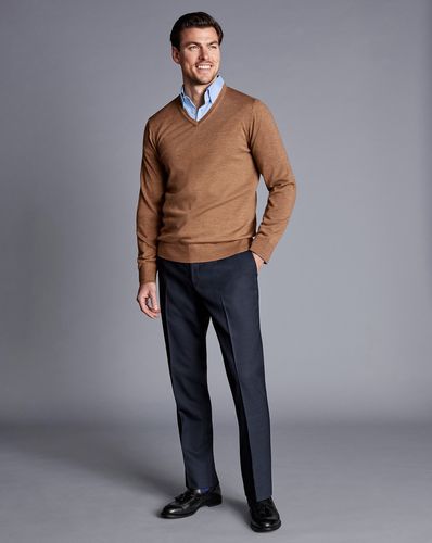 Pantalon De Luxe Italien Élégant - Encre par - Charles Tyrwhitt - Modalova