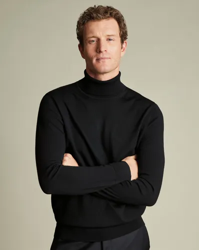 Pull En Laine Mérinos À Col Roulé - par - Charles Tyrwhitt - Modalova