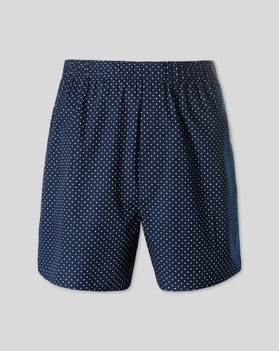 Boxer Imprimé En Tissu À Petits Pois - Marine & en / par - Charles Tyrwhitt - Modalova