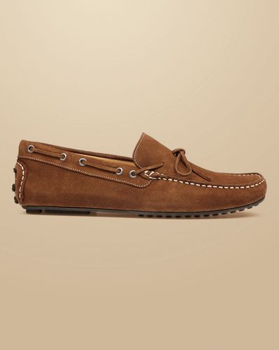 Mocassins De Conduite En Daim - par - Charles Tyrwhitt - Modalova