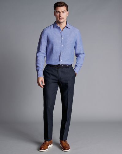 Pantalon En Lin - par - Charles Tyrwhitt - Modalova