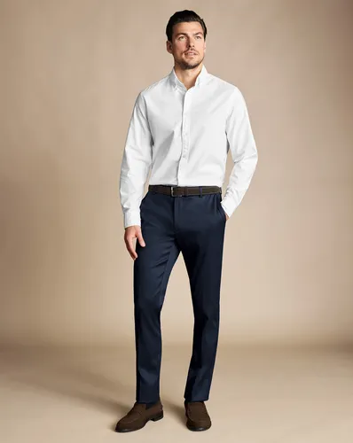 Pantalon À Texture Élégante - Denim par - Charles Tyrwhitt - Modalova