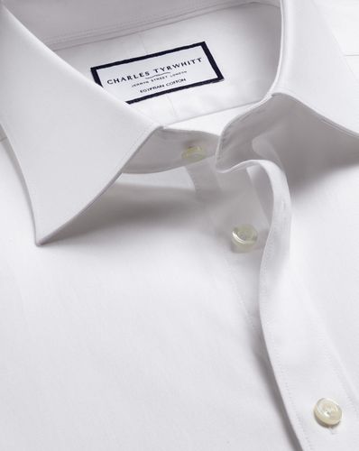 Chemise En Sergé De Luxe - par - Charles Tyrwhitt - Modalova