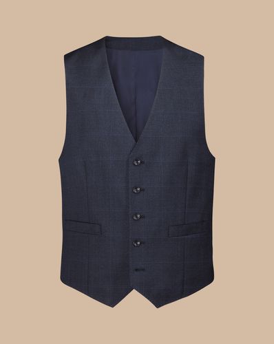 Gilet De Costume À Carreaux - par - Charles Tyrwhitt - Modalova