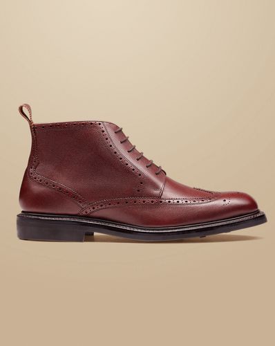 Bottines Richelieu En Cuir - par - Charles Tyrwhitt - Modalova