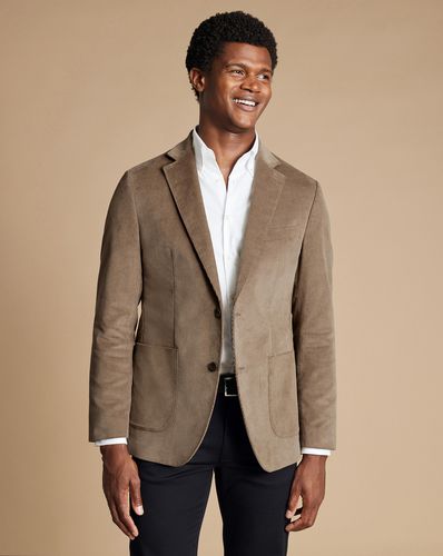 Veste En Velours Côtelé - Taupe en par - Charles Tyrwhitt - Modalova