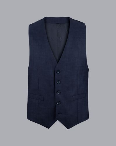 Gilet De Costume En Fil-À-Fil Ultimate Performance - Encre par - Charles Tyrwhitt - Modalova