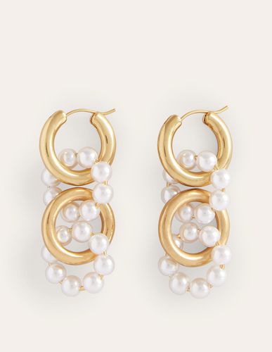 Boucles d'oreilles avec maillons en perles - Boden - Modalova
