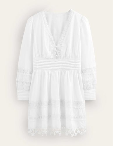 Mini-robe avec détails en dentelle - Boden - Modalova