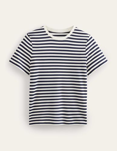 T-shirt col rond en coton - Boden - Modalova