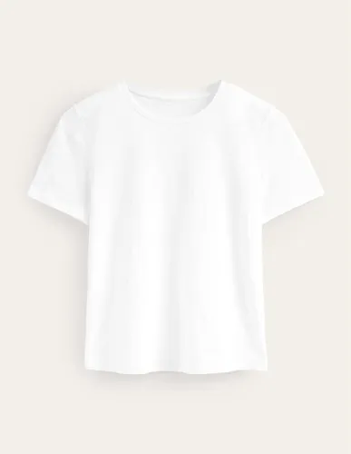 T-shirt col rond en coton - Boden - Modalova