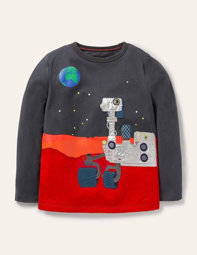 T-shirt à appliqué spatial Garçon - Boden - Modalova
