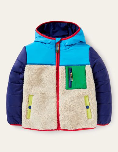 Colourblock Zip-up Fleece Jacket Garçon - Boden - Modalova