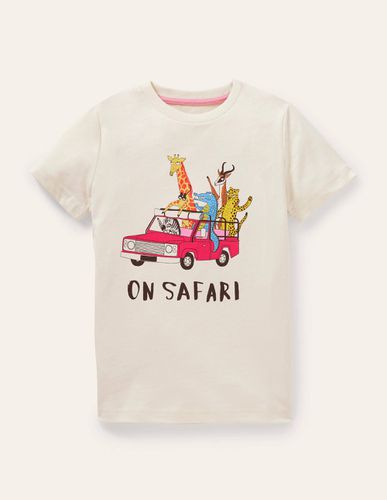 T-shirt à motif véhicule de safari Garçon - Boden - Modalova