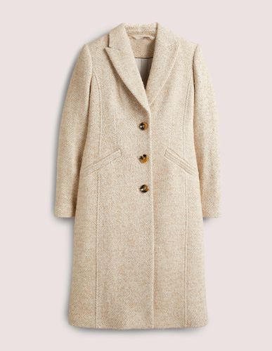 Manteau ajusté en laine mélangée - Boden - Modalova