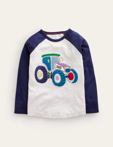 T-shirt colourblock à motif tracteur Garçon Boden - Baby Boden - Modalova