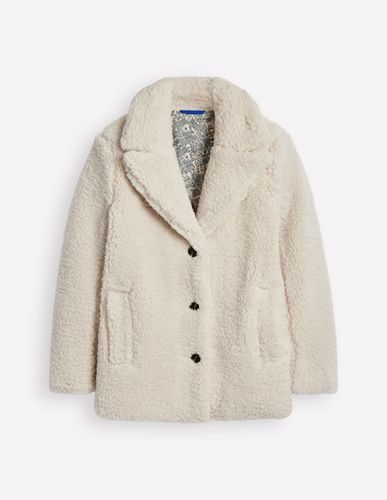 Manteau façon moumoute court - Boden - Modalova