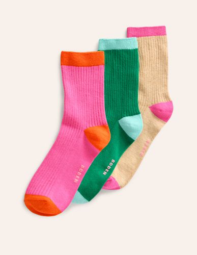 Paires de chaussettes basses côtelées - Boden - Modalova