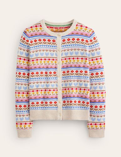 Cardigan Edie à motif jacquard - Boden - Modalova