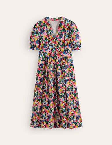 Robe midi style 40s Elsa plissée - Boden - Modalova