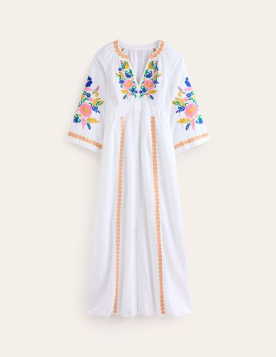 Robe Una brodée en lin Femme Boden - Boden - Modalova