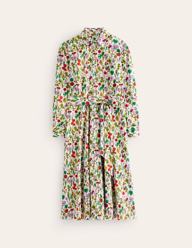 Robe-chemise midi Amy en coton - Boden - Modalova