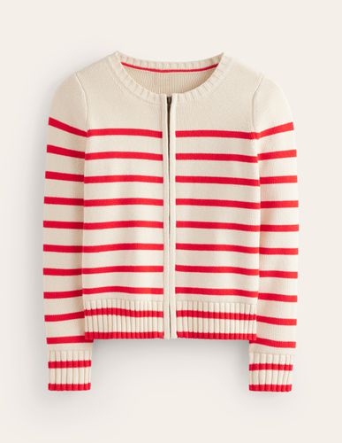 Cardigan style marinière en coton - Boden - Modalova