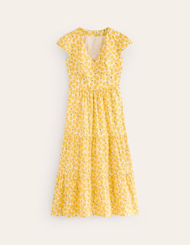 Robe midi style 40s May en coton - Boden - Modalova