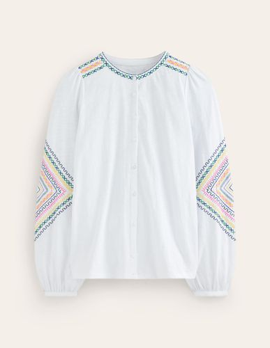 Chemise Marina brodée Femme Boden - Boden - Modalova