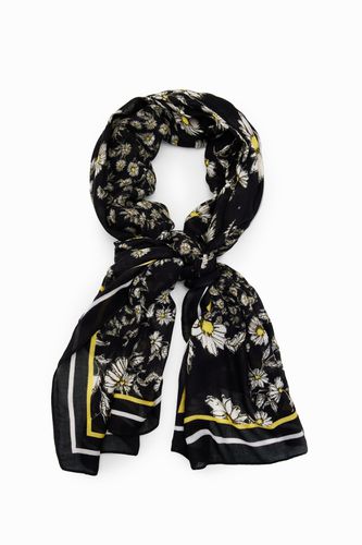 Foulard rectangulaire patchwork marguerites - Desigual - Modalova