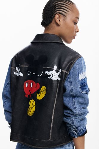 Veste en jean Mickey™ cirée - Desigual - Modalova